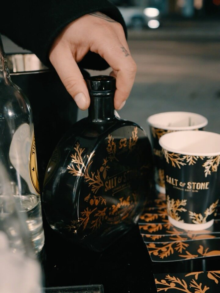 Instagram post from saltandstonegin. This post is in position 7.