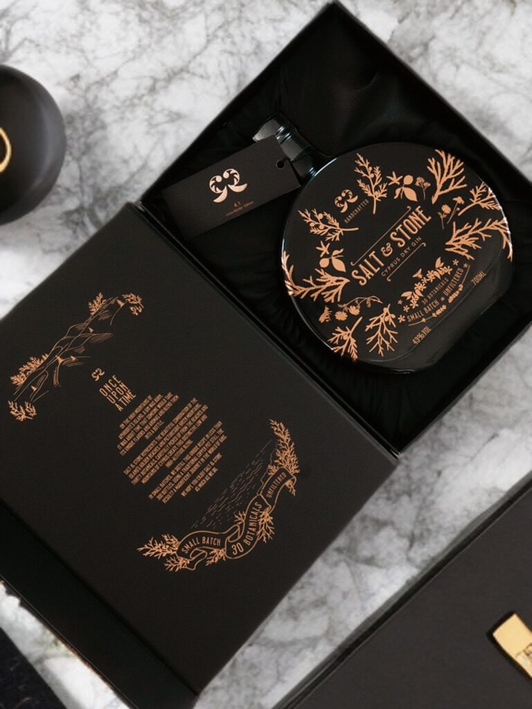 Instagram post from saltandstonegin. This post is in position 2.