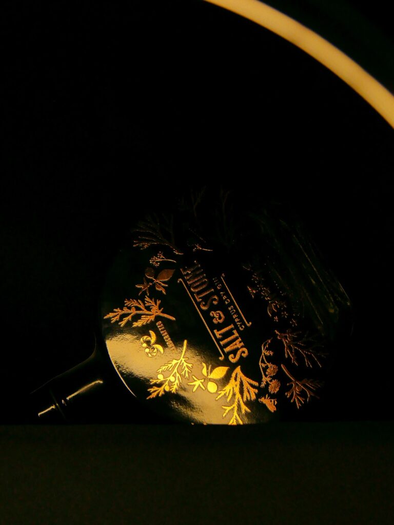 Instagram post from saltandstonegin. This post is in position 1.